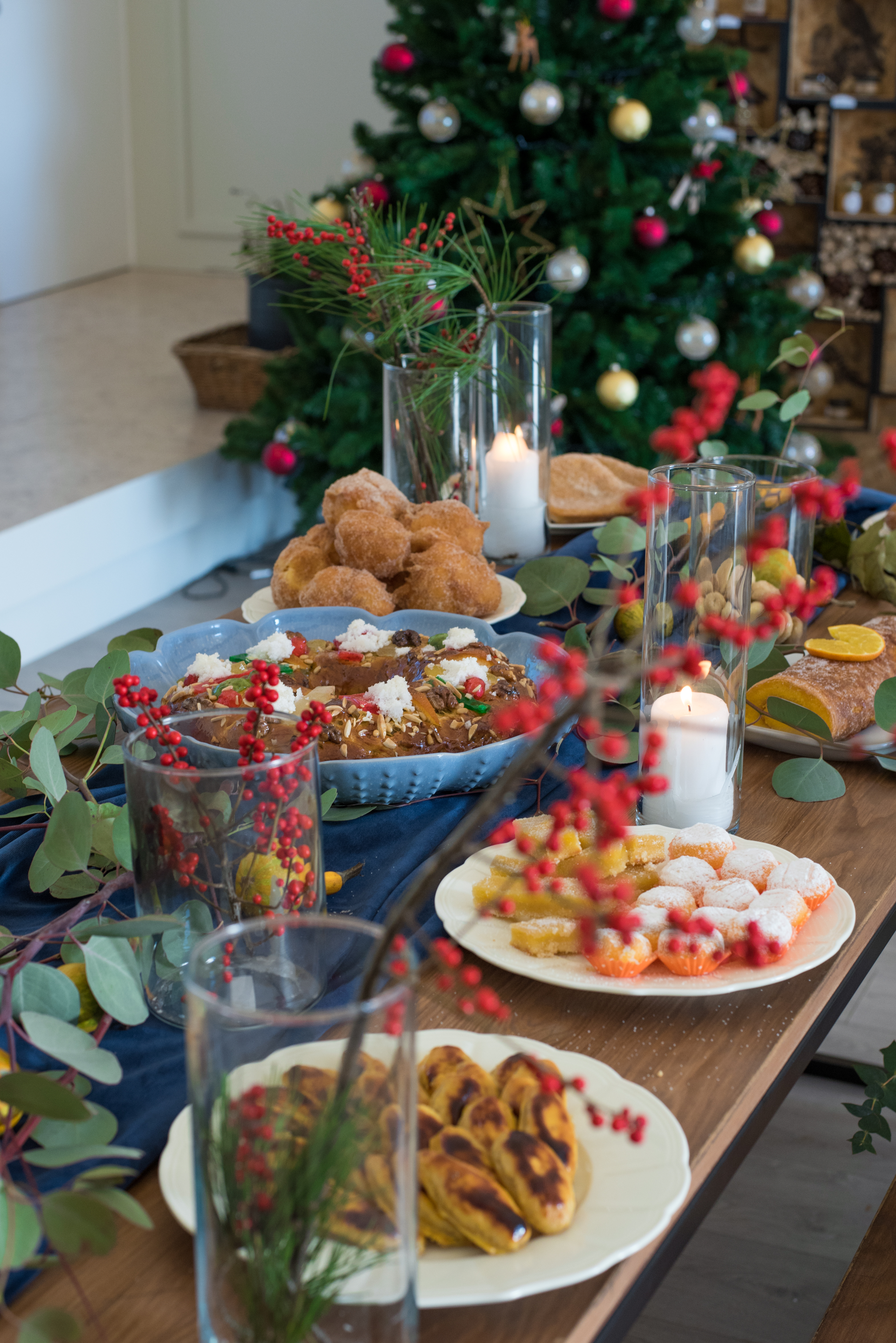 Mesa de Natal em Cascais Visitor Center