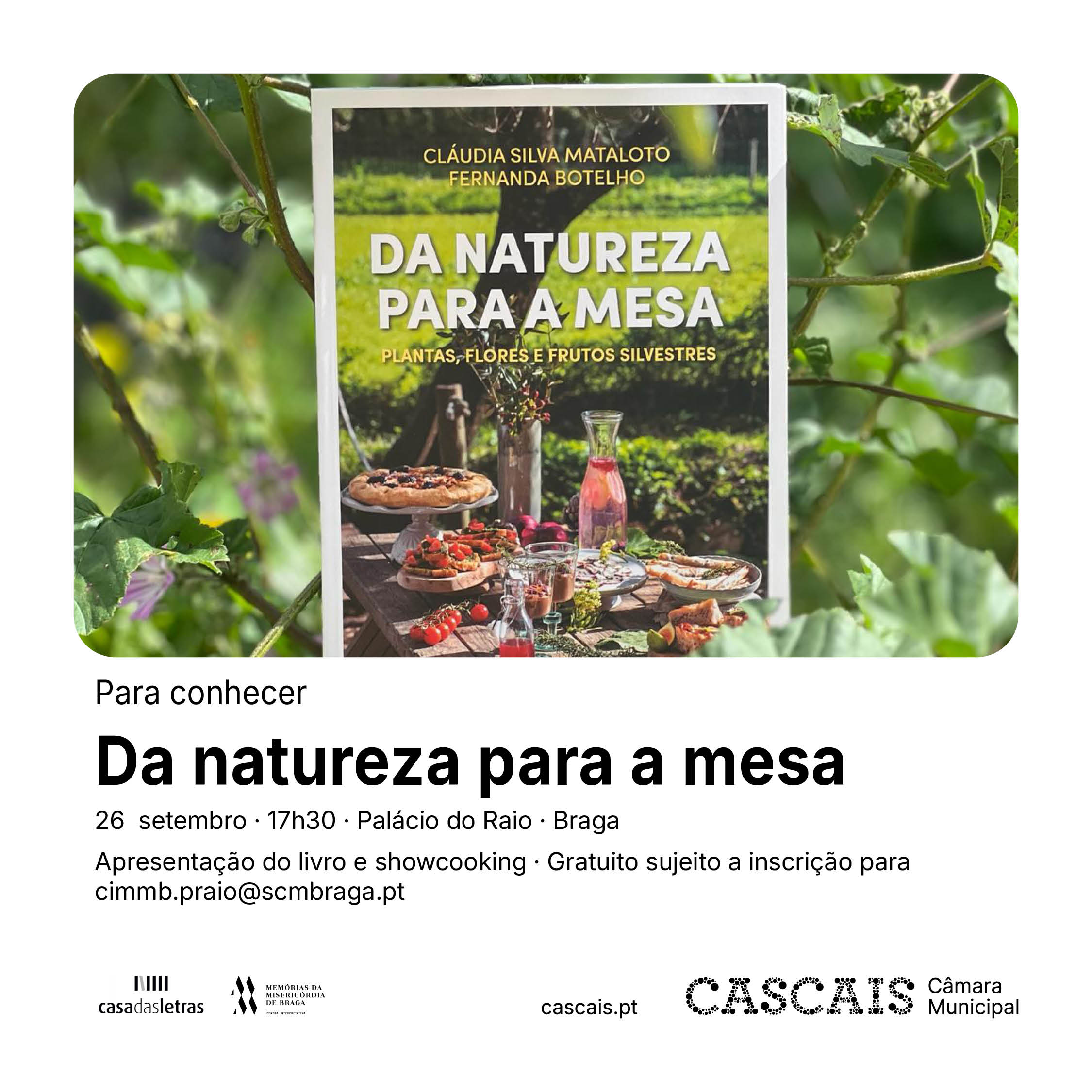 Apresentação do livro "Da Natureza para a Mesa"