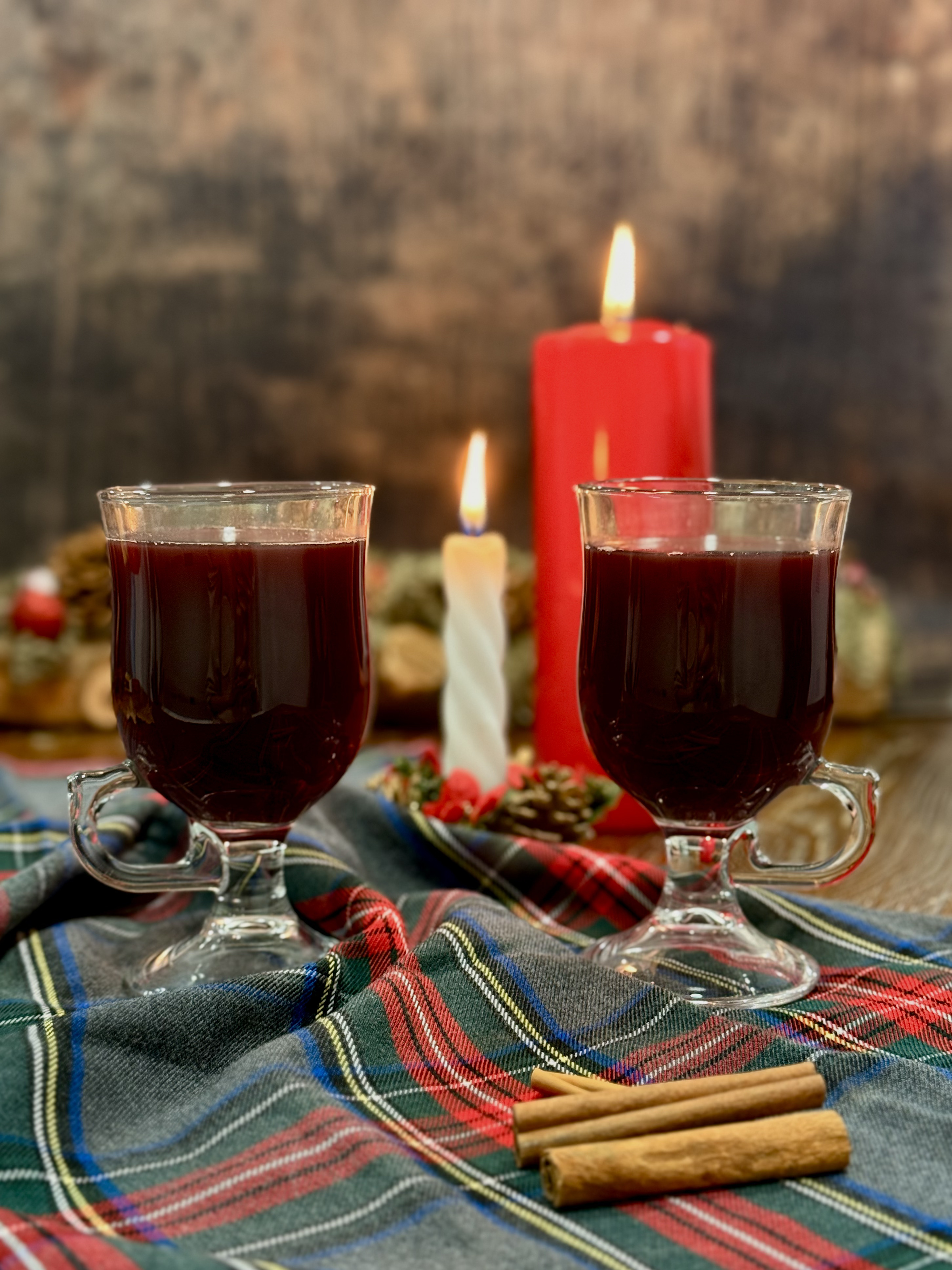 Vinho quente com especiarias