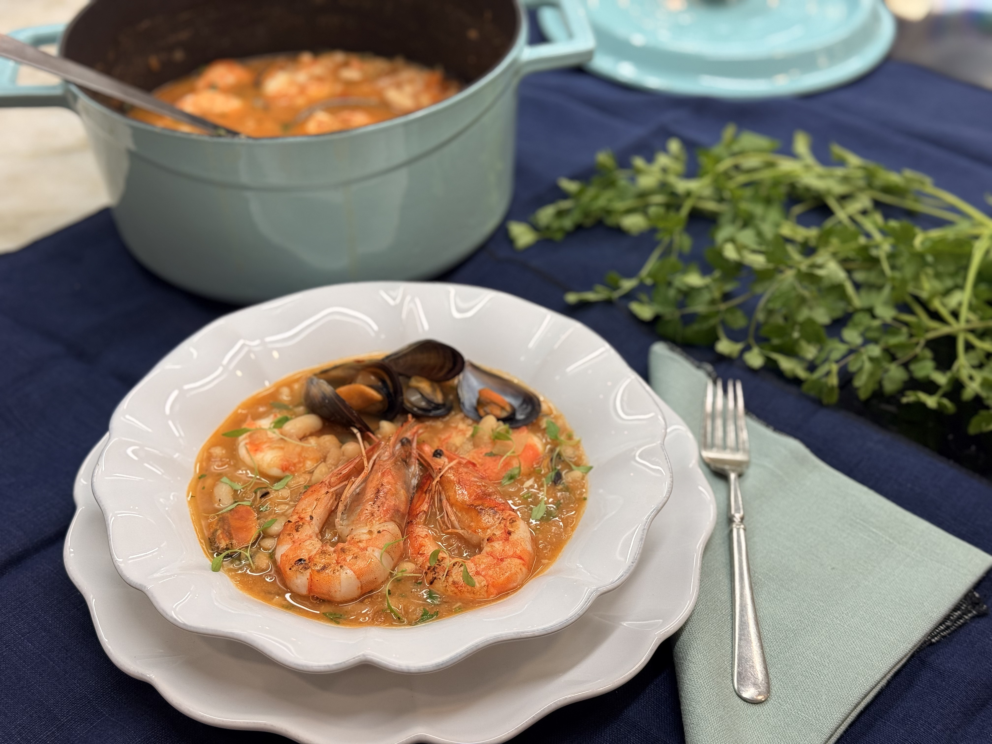 Feijoada de Búzios e Camarão 