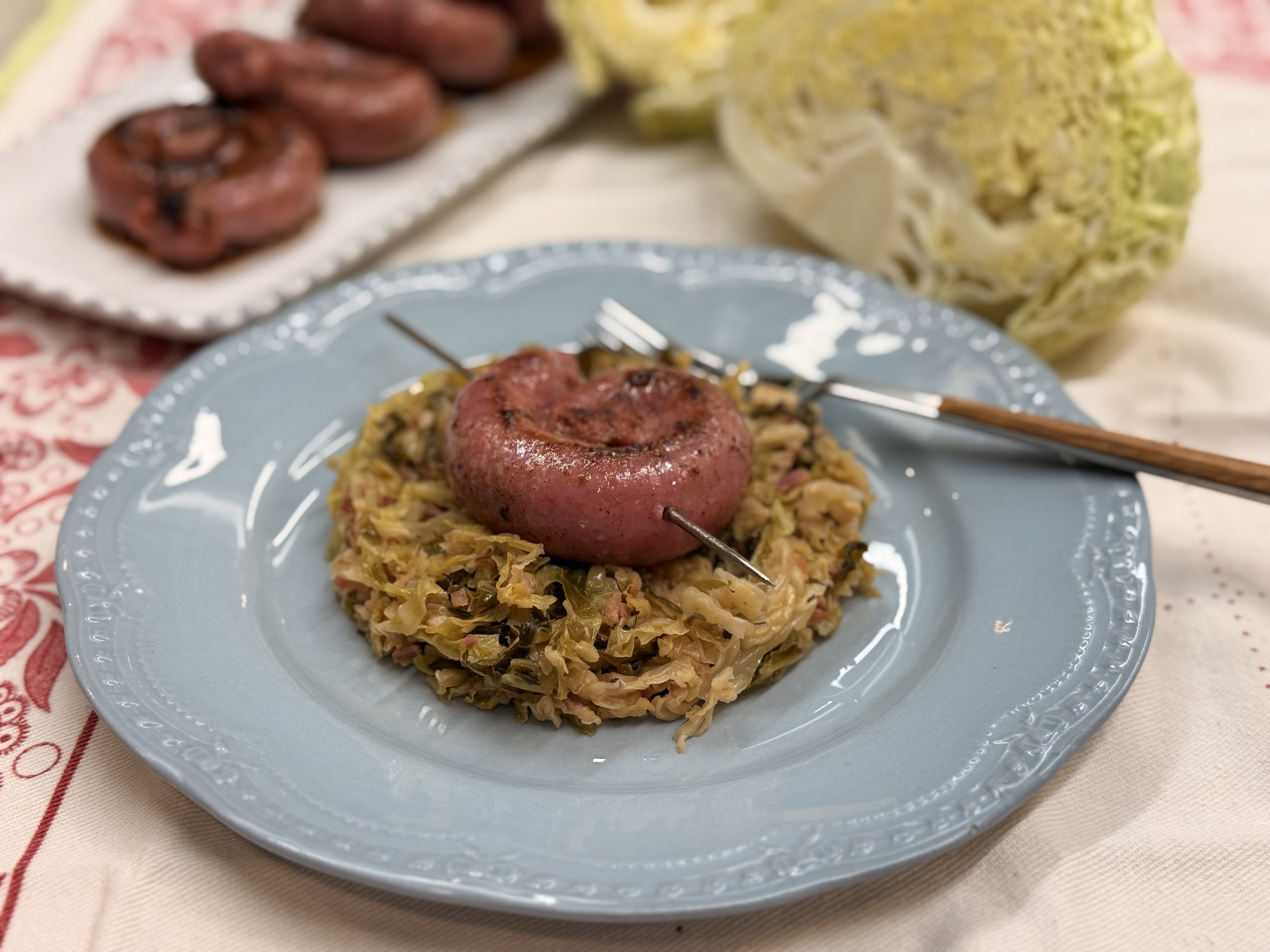 Chucrute com Salsichas 