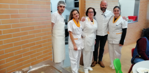 O Chef Miguel Laffan vai à escola