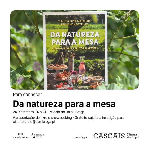 Apresentação do livro "Da Natureza para a Mesa"