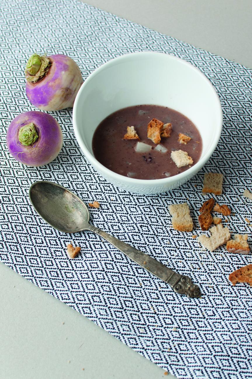 Sopa de Feijão com Nabos 