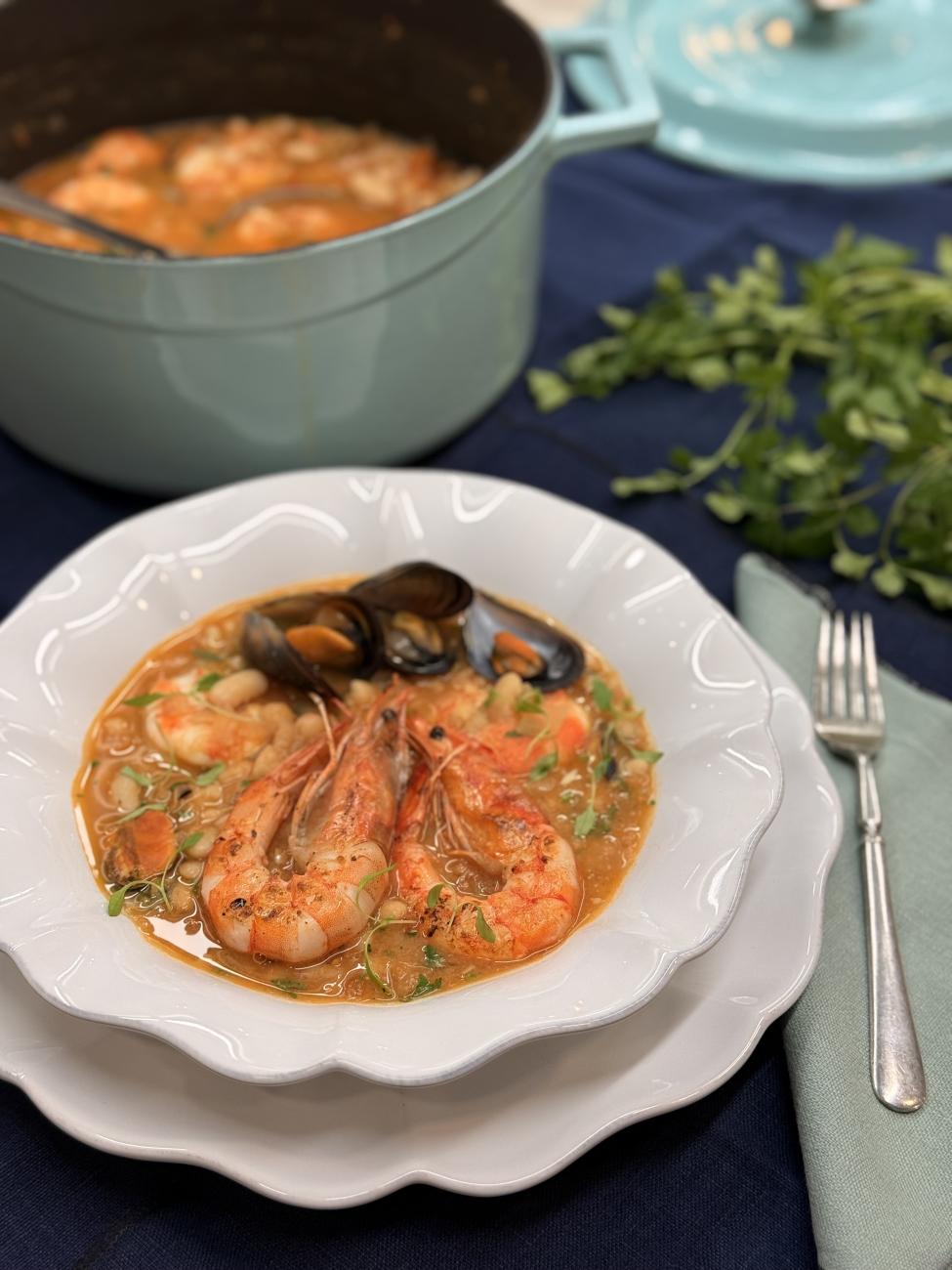 Feijoada de Búzios e Camarão 
